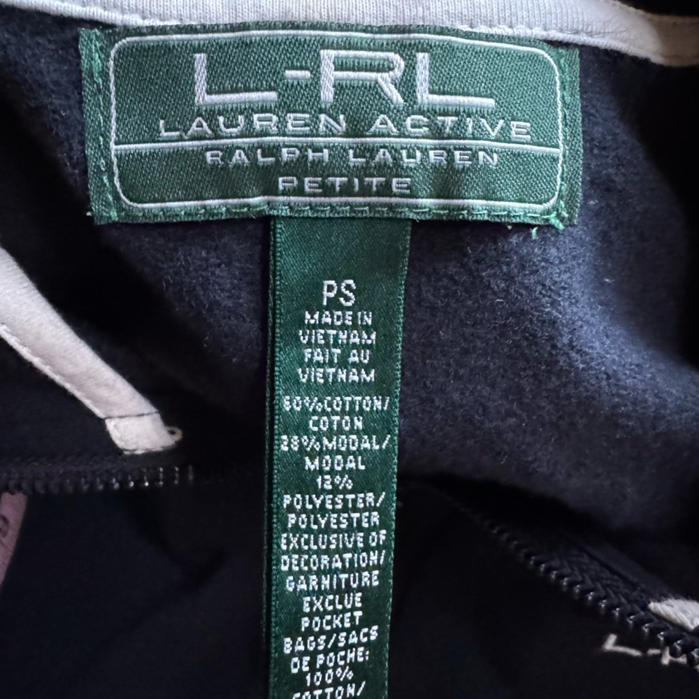 Lauren Ralph Lauren Black Embroidery Active Jacket - Picture 11 of 11